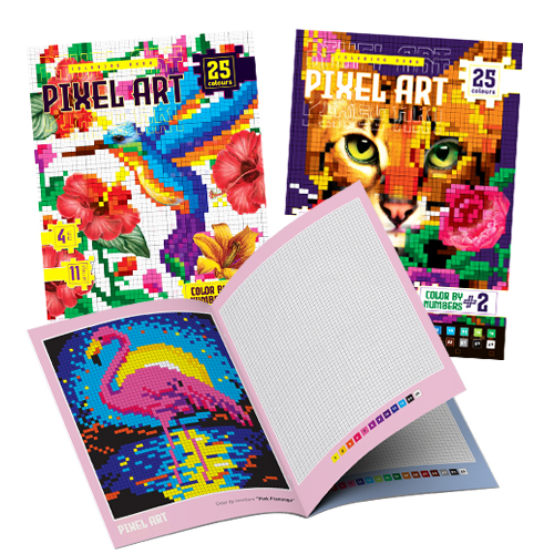 Coloring book "PIXEL ART"
