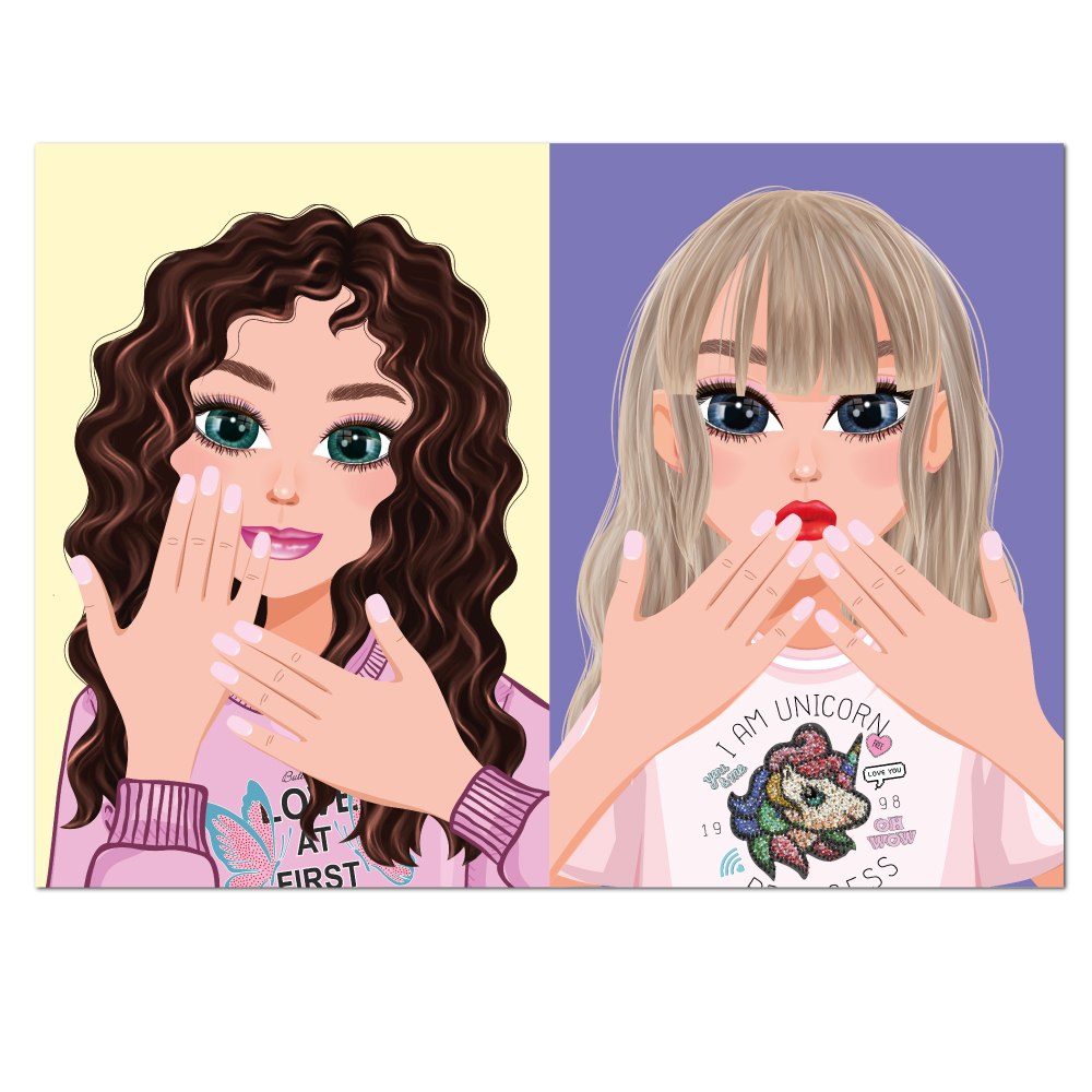 "Студія краси" книга з наліпками "Nail Art & Accessories" 