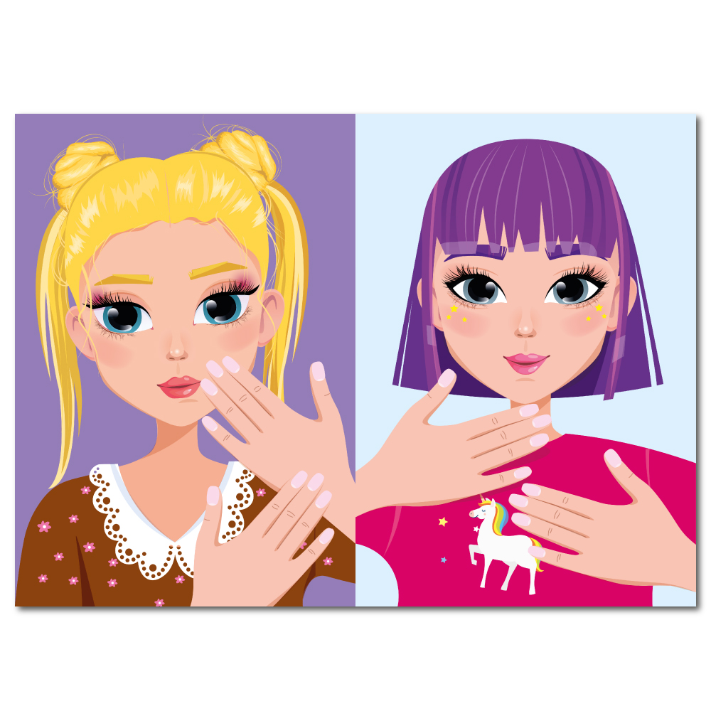 "Студія краси" книга з наліпками "Nail Art & Accessories" 