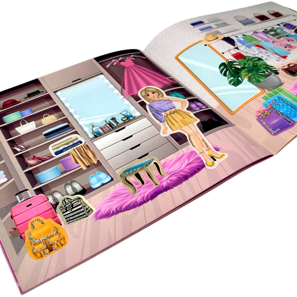 "Stickerland" книга з наліпками "Sweet Home" 