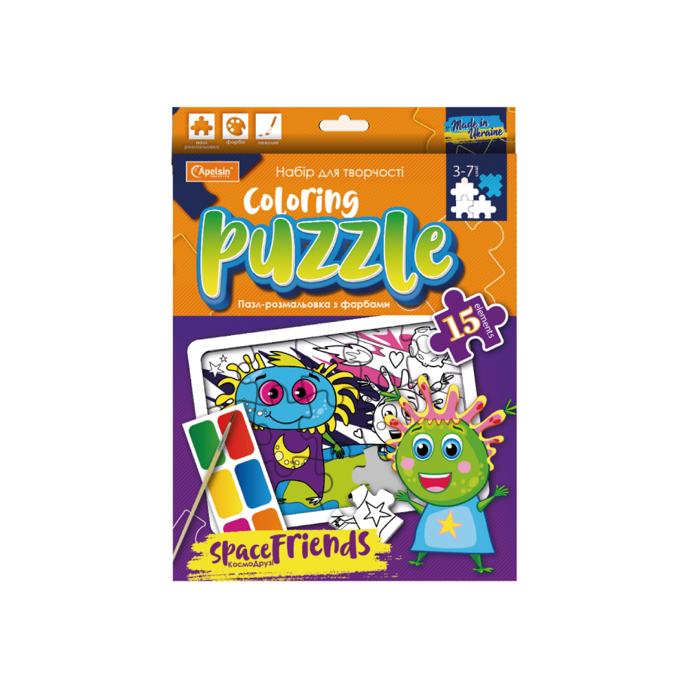Набір для творчості "Coloring PUZZLE" "Космодрузі" 