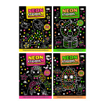  Розмальовка з неоновими наліпками "NEON STICKERS book" МІКС