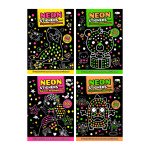  Розмальовка з неоновими наліпками "NEON STICKERS book" МІКС