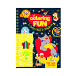 Набір для творчості "COLORING FUN" Розмальовка з олівцями на пружині "Вусо-лапо-хвостики"