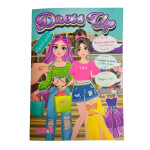 "Dress Up" книга-одягалка з наліпками "Stylish Girls"
